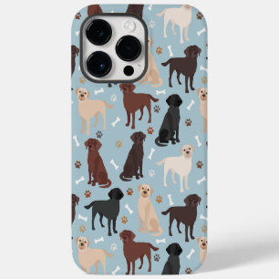 Funda Para iPhone 14 Pro Max Patas y huesos de Labrador Retriever