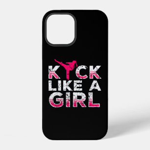 Funda Para iPhone 12 Pateo Como Una Chica Karate Kickboxing