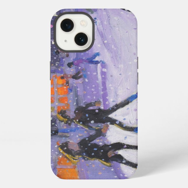 Funda Para iPhone Patinadores nocturnos Derby 2014 (Reverso )