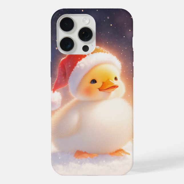 Funda Para iPhone Pato de Navidad (Reverso )
