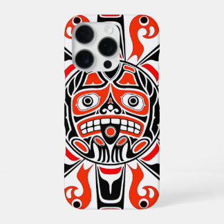Funda Para iPhone 16 Pro Patrimonio cultural del arte tribal Haida sol Tlin