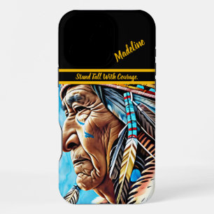 Funda Para iPhone 16 Pro Max Patrimonio nativo de la artesanía: toque artístico