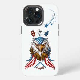 Funda Para iPhone 13 Pro Patriotic Eagle USA FAFO