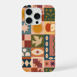 Patrocinio celeste bohemio con símbolos místicos