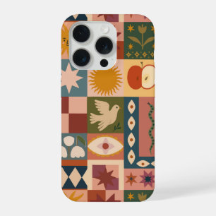 Patrocinio celeste bohemio con símbolos místicos