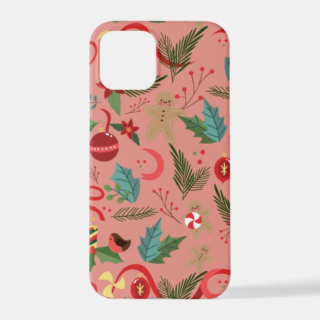 Funda Para iPhone Patrón 2 de navidades (Reverso )