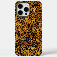 Patrón abstracto de estampado de leopardo