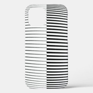 Funda Para iPhone 12 Patrón abstracto de medio tono. Puntos de medio to