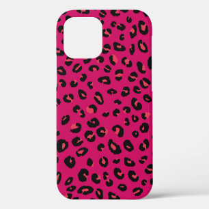 Funda Para iPhone 12 Patrón abstracto moderno de leopardo sin costuras.