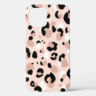 Funda Para iPhone 12 Patrón abstracto moderno sin fisuras de leopardo.