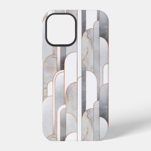 Funda Para iPhone 12 Patrón abstracto sin fisuras art déco con textura