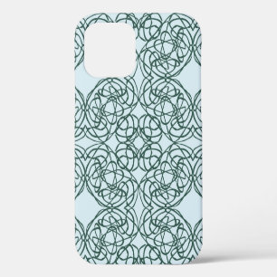 Funda Para iPhone 12 Patrón abstracto sin fisuras con elementos de la c