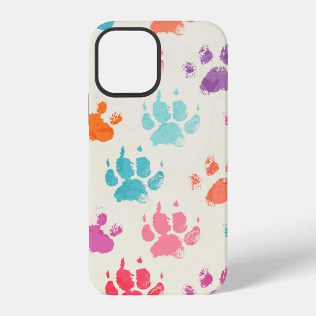 Funda Para iPhone Patrón abstracto sin fisuras - salpicaduras de tin (Reverso )