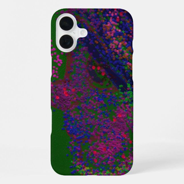 Funda Para iPhone Patrón acolchado de gnomo  (Reverso )