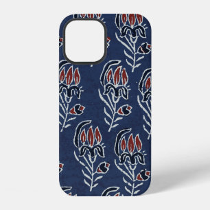 Funda Para iPhone 12 Patrón Ajrakh y patrón de impresión en bloque y p