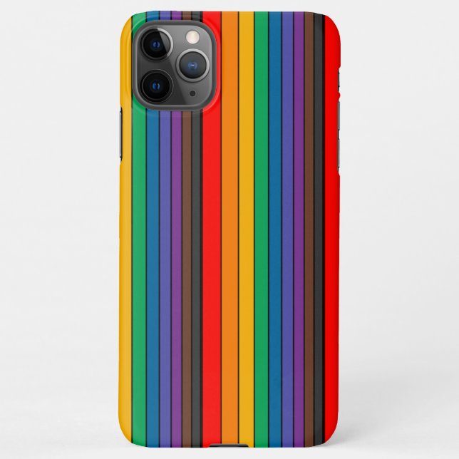 Funda Para iPhone Patrón arco iris de iPhone 11 Pro Max (Reverso)