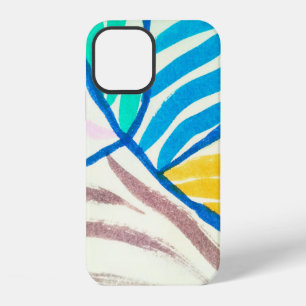 Funda Para iPhone 12 Patrón Art Déco sin fisuras. Fondo minimalista vin