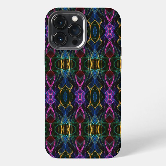 Funda Para iPhone Patrón artístico digital COOL (Reverso )