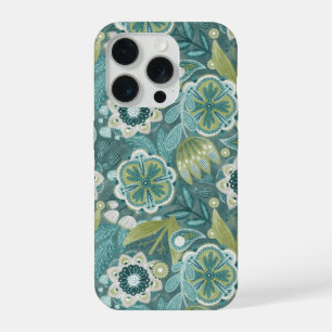 Patrón botánico boho floral