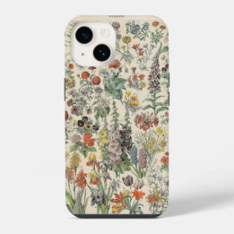 Funda Para iPhone 14 Patrón botánico vintage