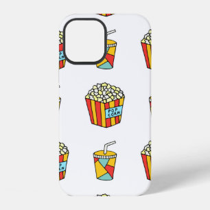Funda Para iPhone 12 Patrón brillante sin costuras con comida para ver 