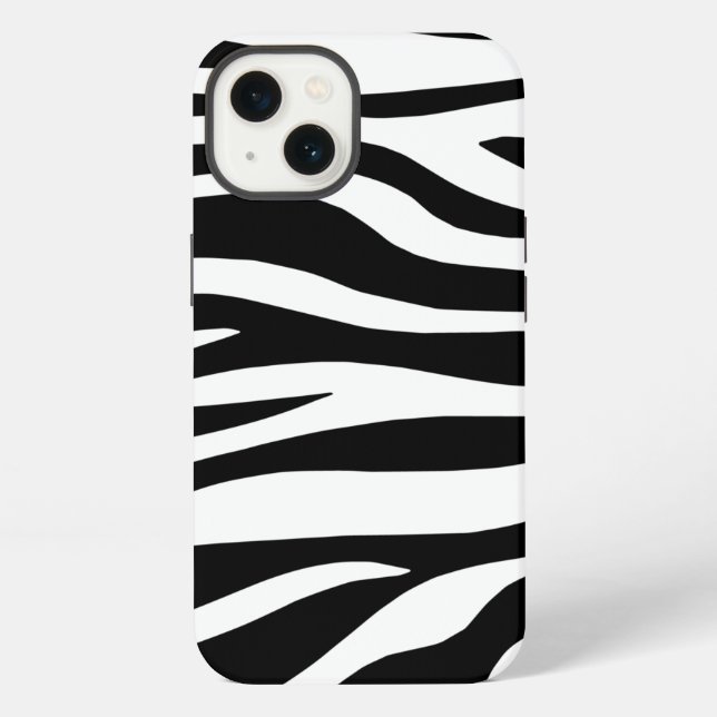 Funda Para iPhone patrón cebra (Reverso )