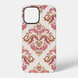 Funda Para iPhone 12 Patrón clásico sin costuras. Damask orienta colori