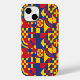 Funda Para iPhone 14 Patrón colorido de la bandera de Colombia