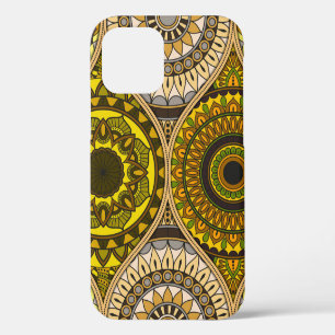 Funda Para iPhone 12 Patrón con mandalas. Elementos decorativos de époc