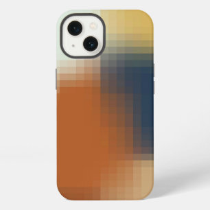 Patrón contemporáneo moderno Naranja azul amarillo