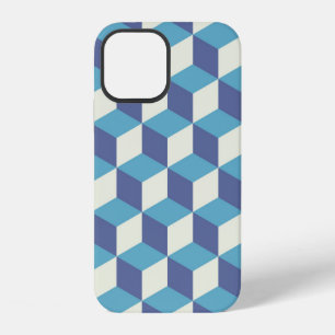 Funda Para iPhone 12 Patrón continuo Arte de cubo vintage, ilustración
