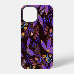 Funda Para iPhone 12 Patrón continuo con flores diminutas y vívidas. Vi