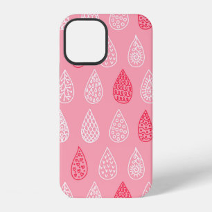 Funda Para iPhone 12 Patrón continuo con gotas de agua garabateadas