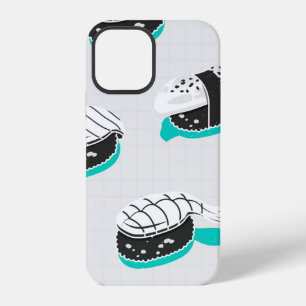 Funda Para iPhone 12 Patrón continuo con nigiri sushi