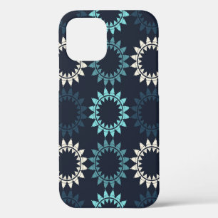 Funda Para iPhone 12 Patrón continuo de arte. Motivo folklórico. Geomet