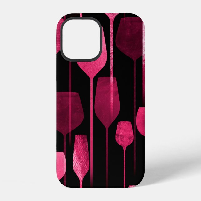 Funda Para iPhone Patrón continuo de bebidas para fiestas (Reverso )