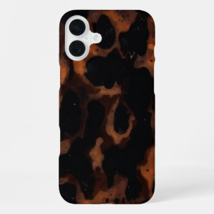 Funda Para iPhone 16 Plus Patrón continuo de caparazón de tortuga, elegante 