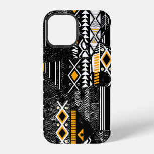 Funda Para iPhone 12 Patrón continuo de collage elegante y moderno c