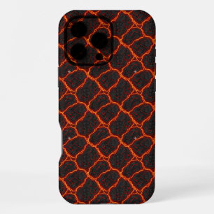 Funda Para iPhone 16 Pro Max Patrón continuo de flujo de lava