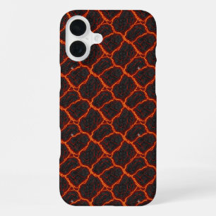 Funda Para iPhone 16 Plus Patrón continuo de flujo de lava