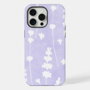 Patrón continuo de lavanda acuarela