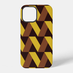 Funda Para iPhone 12 Patrón continuo de lujo de línea en zigzag