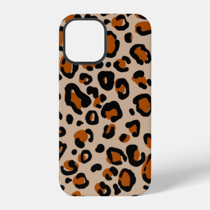 Funda Para iPhone 12 Patrón continuo de piel de leopardo