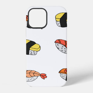 Funda Para iPhone 12 patrón continuo de Sushi