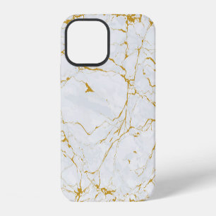 Funda Para iPhone 12 Patrón continuo de textura dorada de mármol