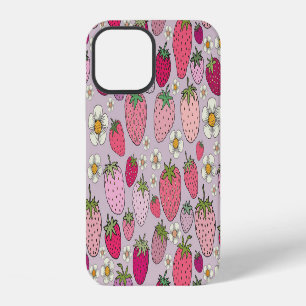 Funda Para iPhone 12 Patrón continuo de verano de fresa