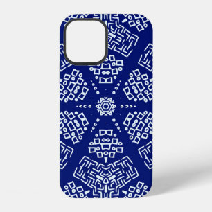 Funda Para iPhone 12 Patrón continuo pintado a mano con rayas y motivos