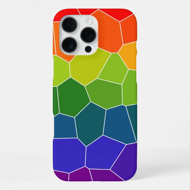 Funda Para iPhone Patrón COOL Arcoíris (Reverso )