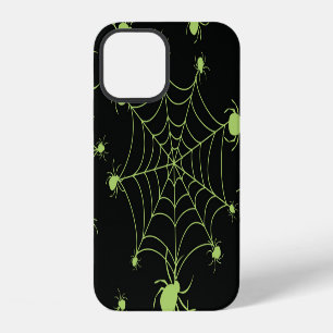 Funda Para iPhone 12 Patrón Creativo de Red de Araña de Halloween