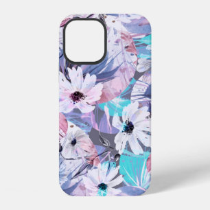 Funda Para iPhone 12 Patrón creativo sin fisuras de acuarela de plantas